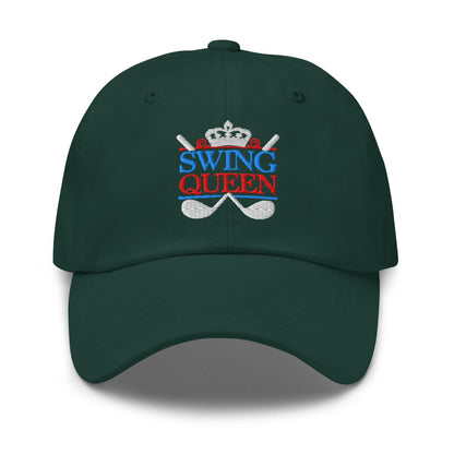 Swing Queen Embroidered Golf Cap - Funny Golf Tee by Swing Epic
