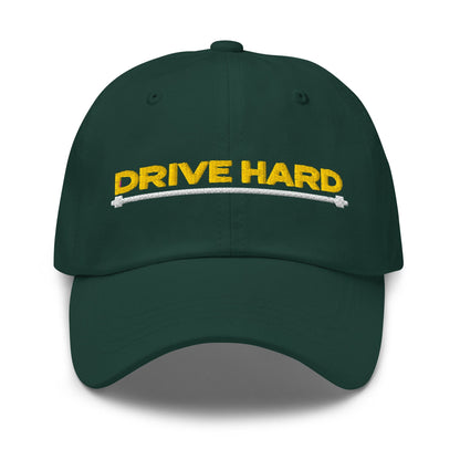 Drive Hard Embroidered Golf Cap - Funny Golf Tee by Swing Epic