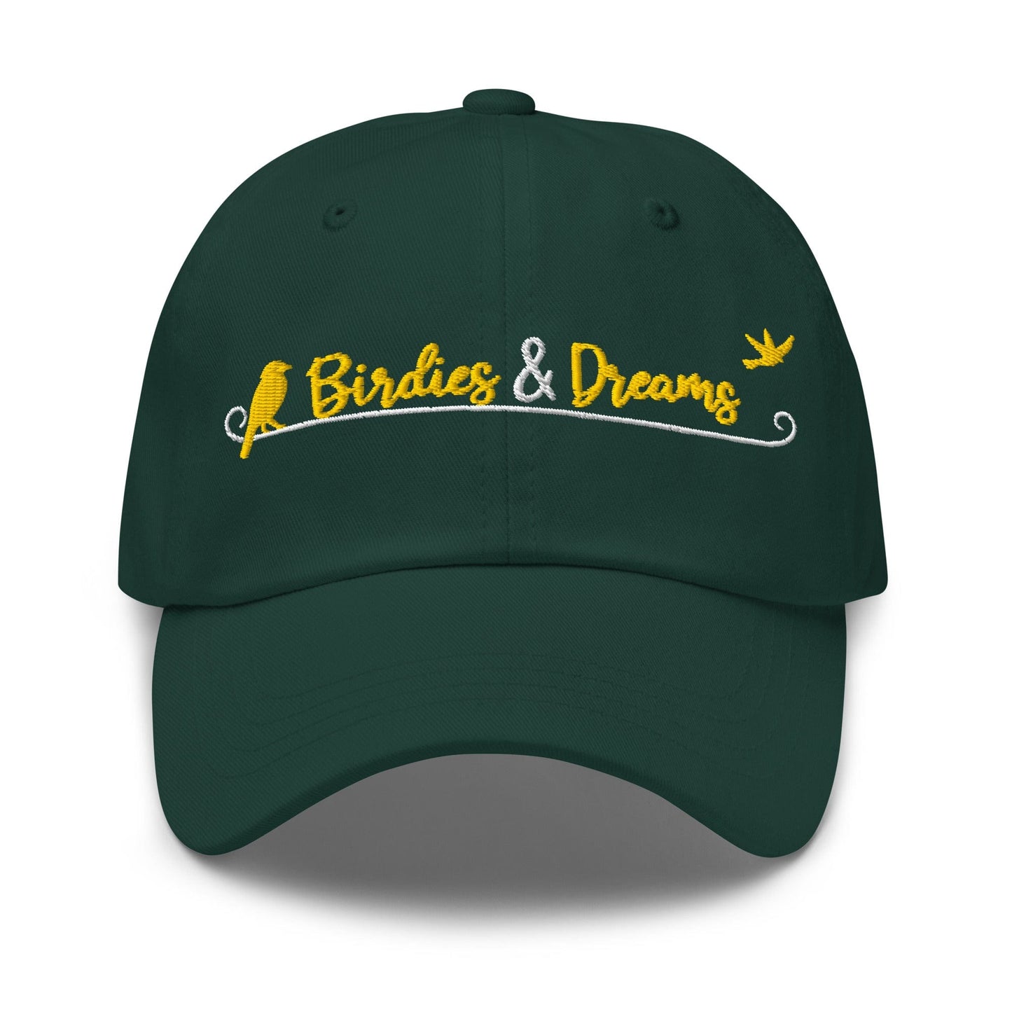 Birdies & Dreams Embroidered Golf Cap - Funny Golf Tee by Swing Epic