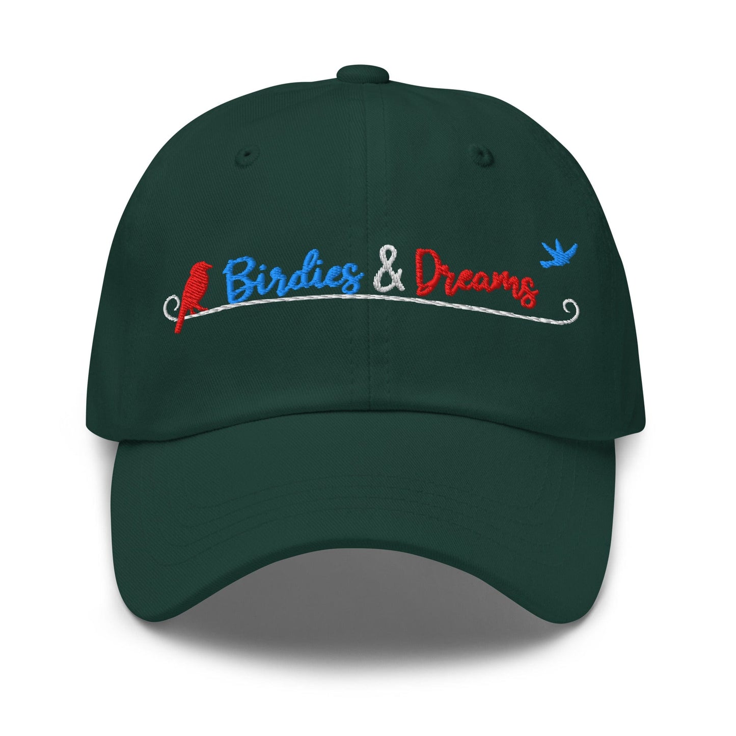 Birdies & Dreams Embroidered Golf Cap - Funny Golf Tee by Swing Epic