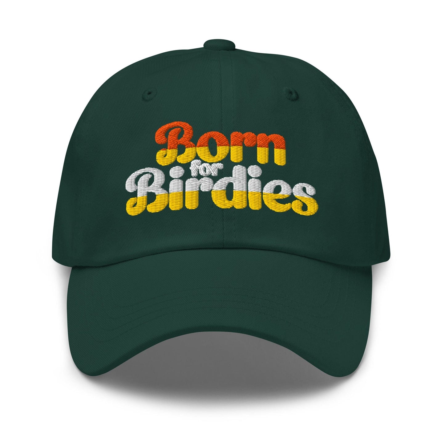 Born for Birdies Fun Sporty Embroidered Golf Cap - Funny Golf Tee by Swing Epic