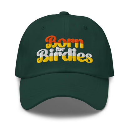 Born for Birdies Fun Sporty Embroidered Golf Cap - Funny Golf Tee by Swing Epic