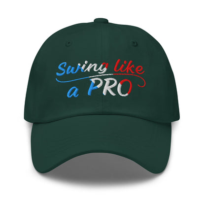 Swing Like A Pro Embroidered Golf Cap - Funny Golf Tee by Swing Epic