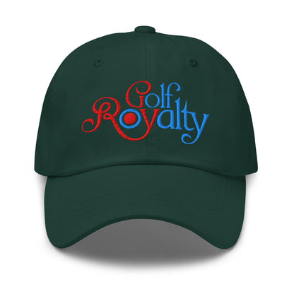 Golf Royalty Quirky Fun Embroidered Golf Cap - Funny Golf Tee by Swing Epic