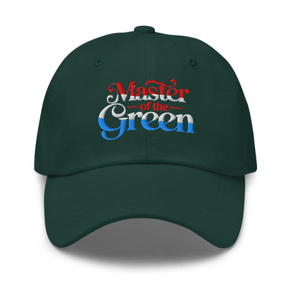 Master of the Green Engaging Embroidered Golf Cap - Funny Golf Tee by Swing Epic