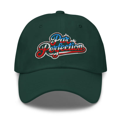 Par Perfection Embroidered Golf Cap - Funny Golf Tee by Swing Epic