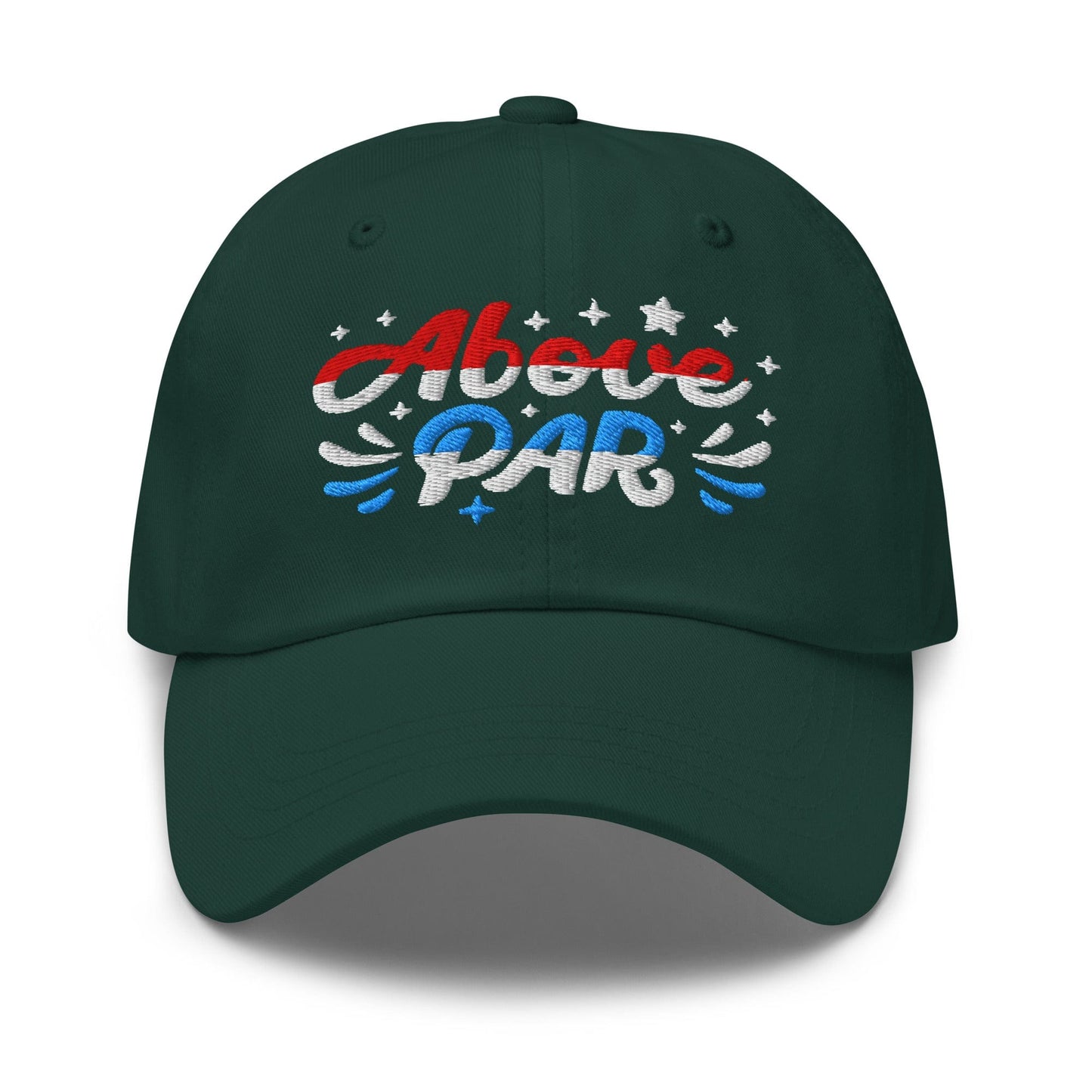 Above Par Embroidered Golf Cap - Funny Golf Tee by Swing Epic