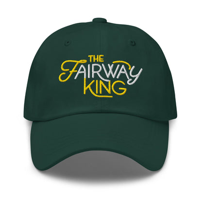 The Fairway King Embroidered Golf Cap - Funny Golf Tee by Swing Epic