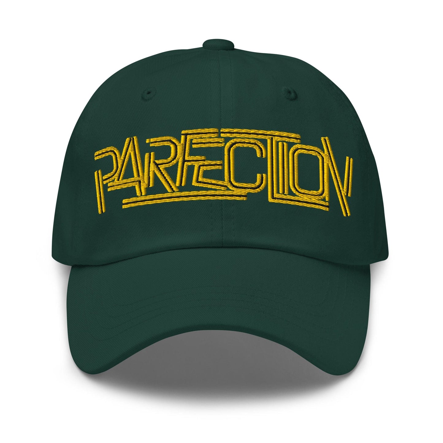 Parfection Script Embroidered Golf Cap - Funny Golf Tee by Swing Epic