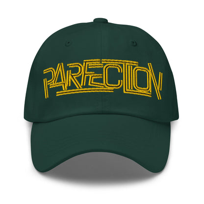 Parfection Script Embroidered Golf Cap - Funny Golf Tee by Swing Epic