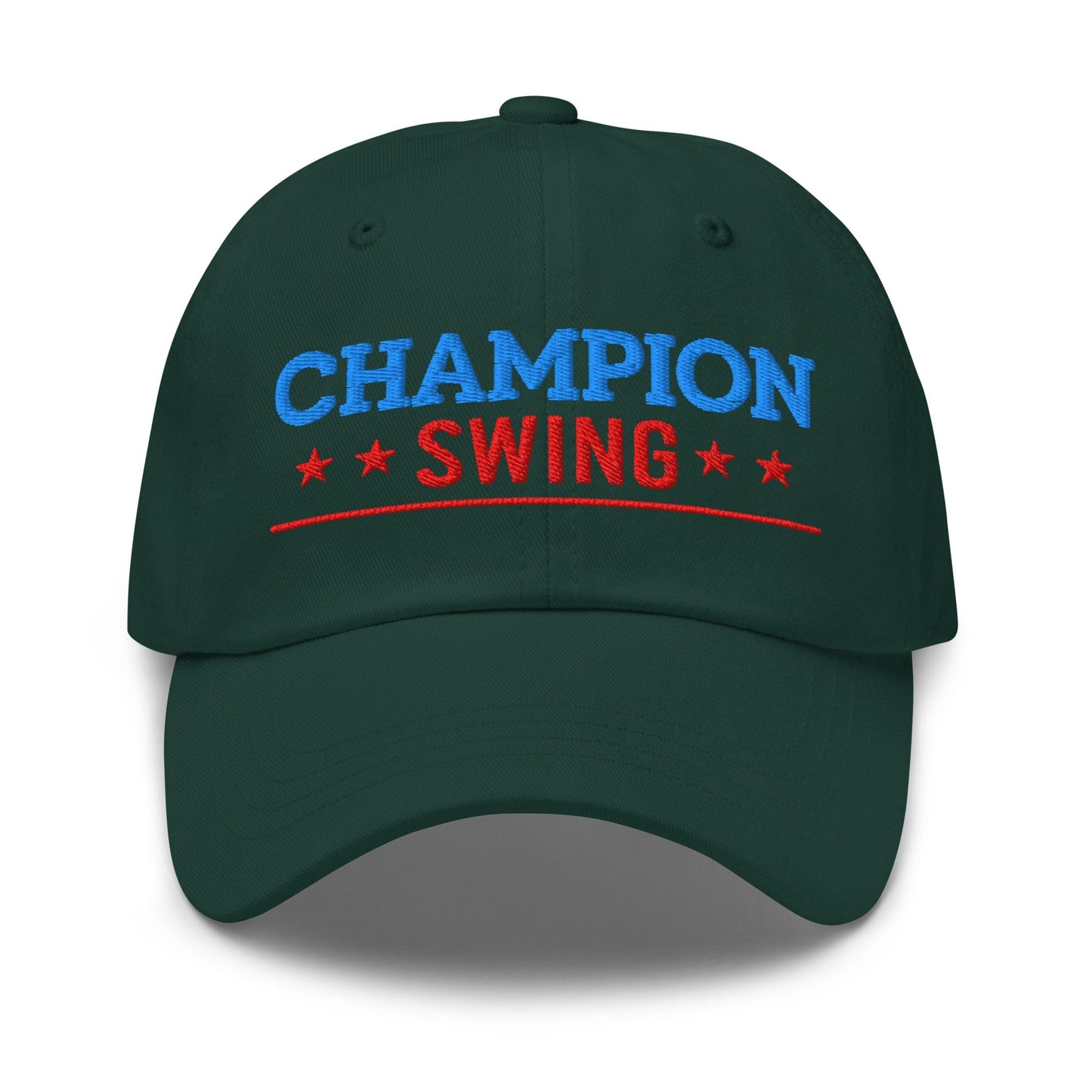 Champion Swing Star-Studded Fun Embroidered Golf Cap - Funny Golf Tee by Swing Epic