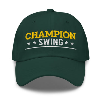 Champion Swing Star-Studded Fun Embroidered Golf Cap - Funny Golf Tee by Swing Epic