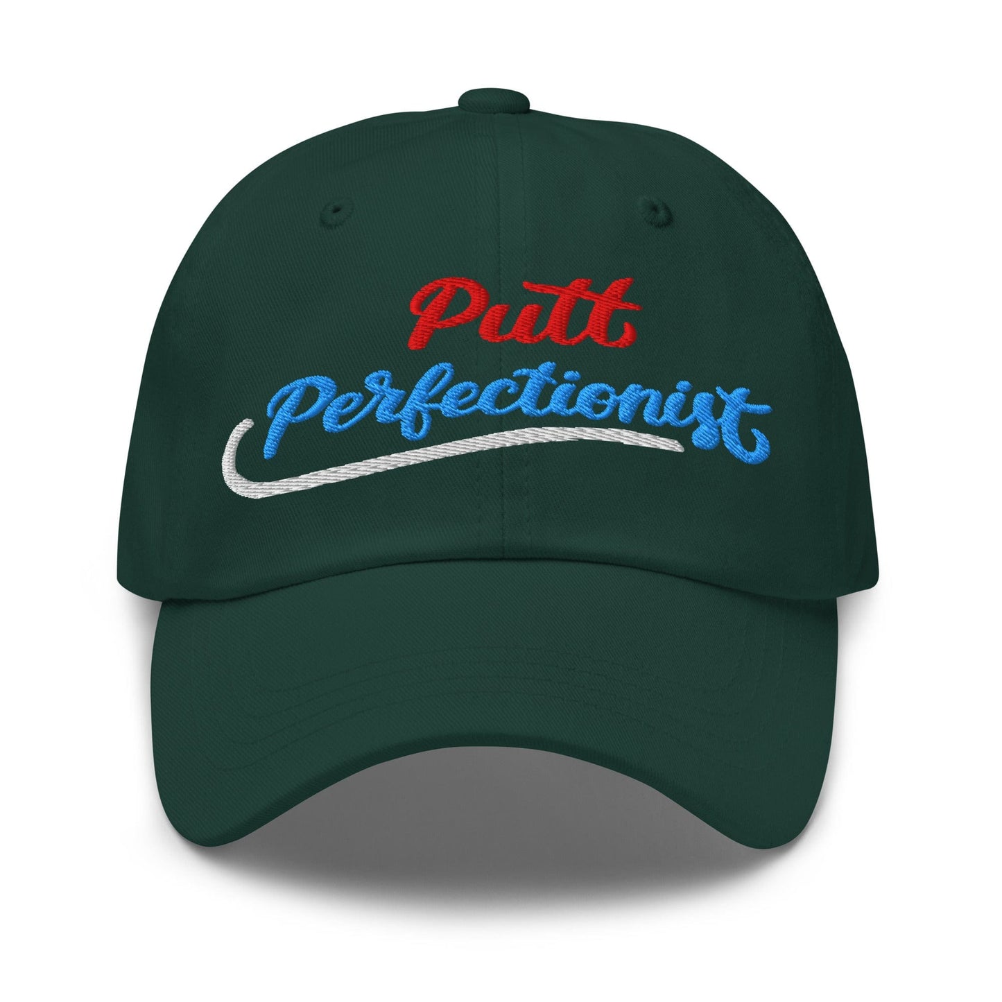 Putt Perfectionist Fun Embroidered Golf Cap - Funny Golf Tee by Swing Epic