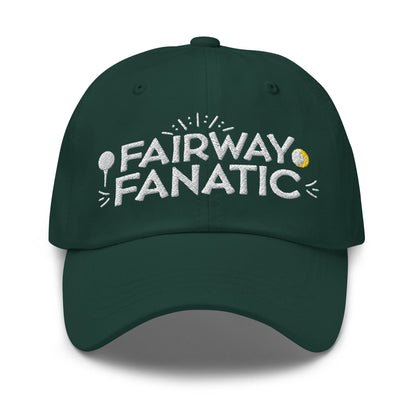 Fairway Fanatic Embroidered Golf Cap - Funny Golf Tee by Swing Epic