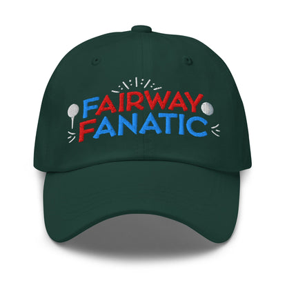 Fairway Fanatic Embroidered Golf Cap - Funny Golf Tee by Swing Epic