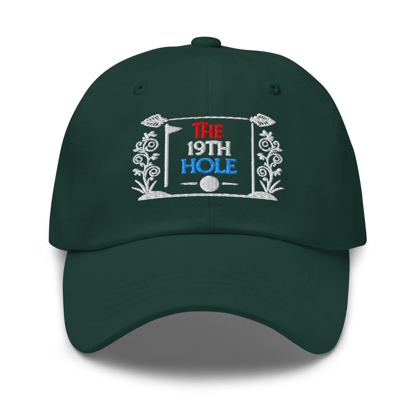 The 19th Hole Fun Embroidered Golf Cap - Funny Golf Tee by Swing Epic