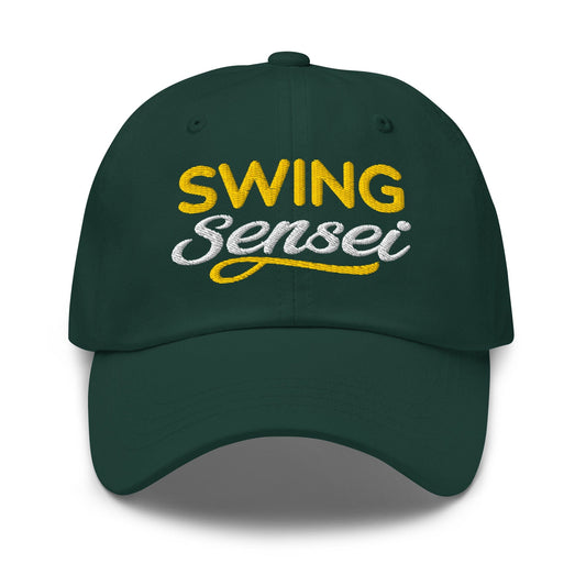 Swing Sensei Fun Quirky Embroidered Golf Cap - Funny Golf Tee by Swing Epic