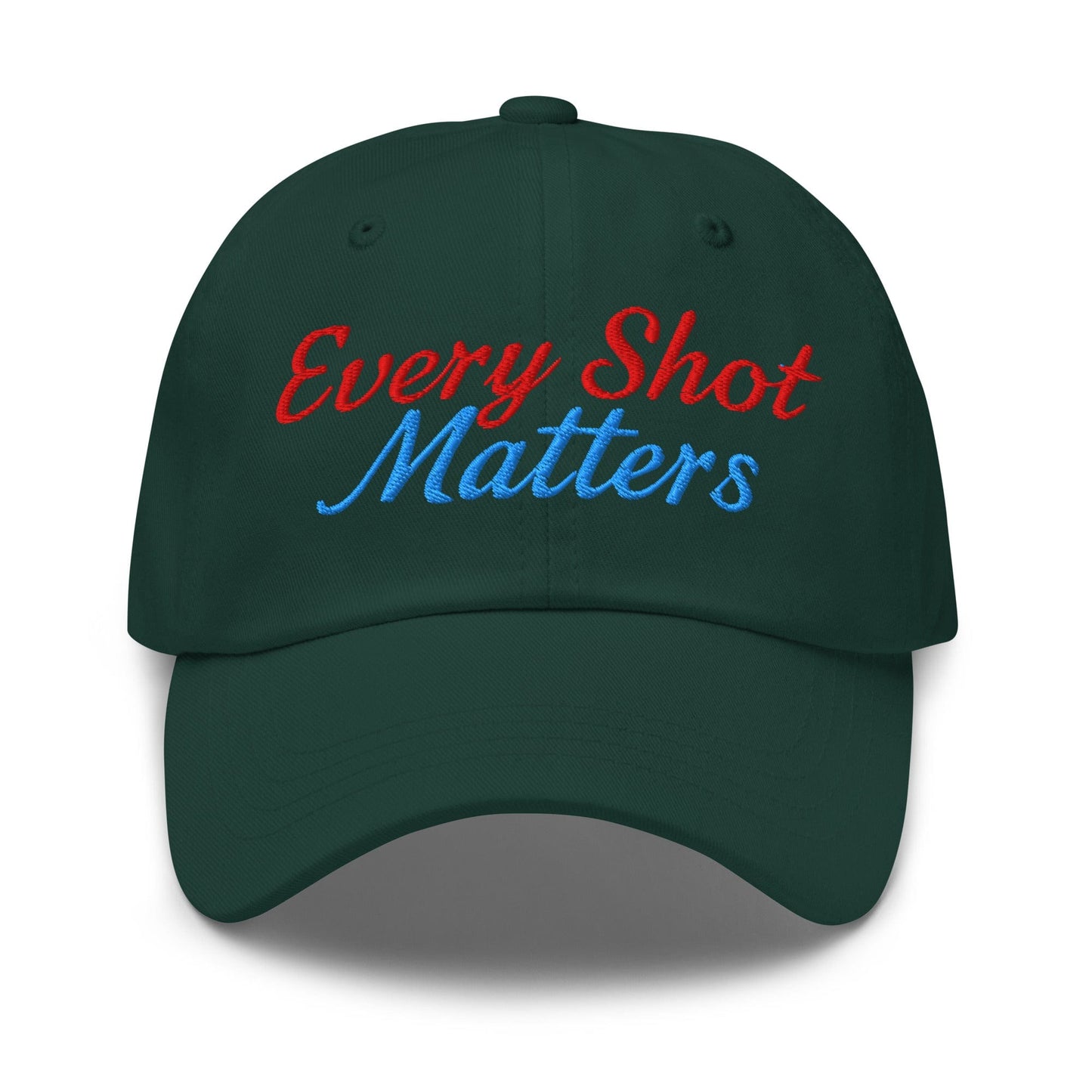Every Shot Matters Fun Embroidered Golf Cap - Funny Golf Tee by Swing Epic