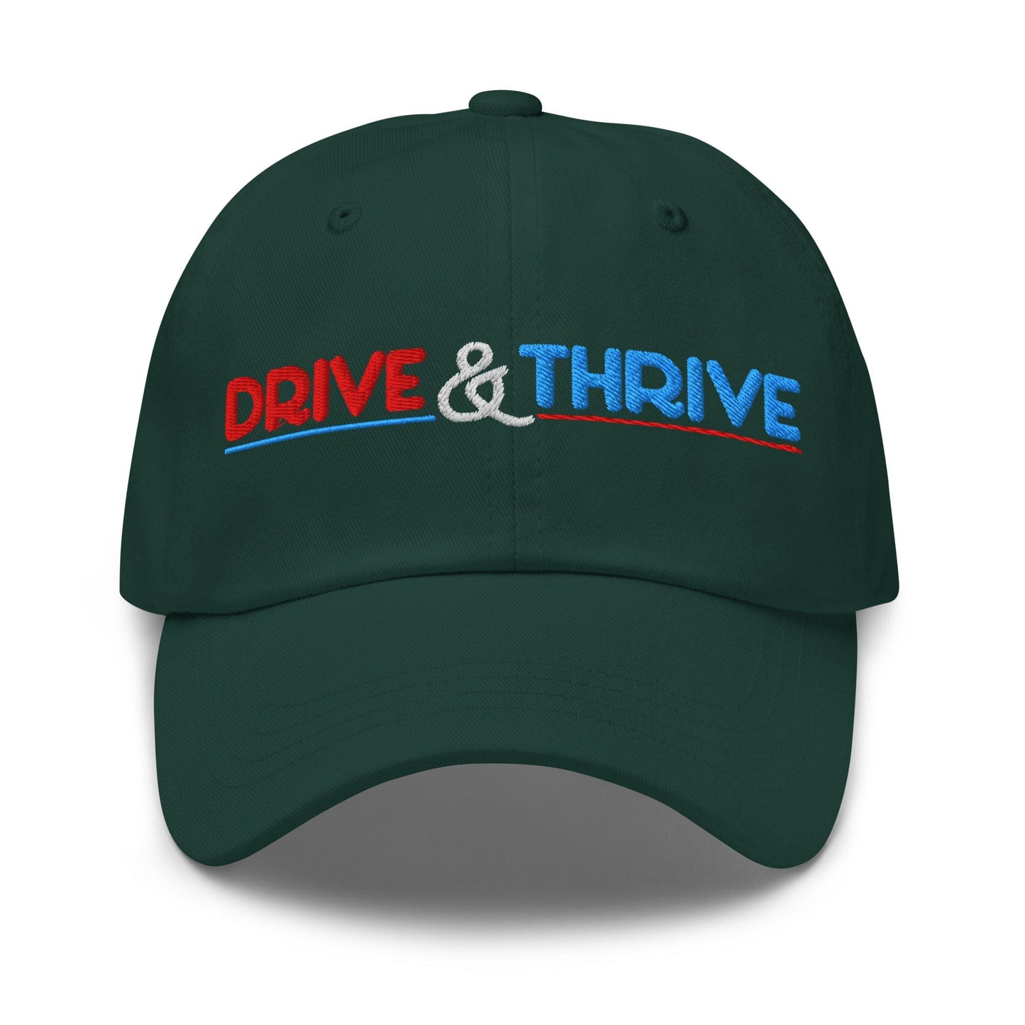 Drive & Thrive Embroidered Golf Cap - Funny Golf Tee by Swing Epic