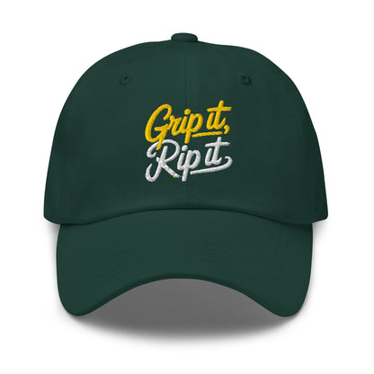 Grip it Rip it Quirky Fun Embroidered Golf Cap - Funny Golf Tee by Swing Epic