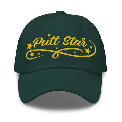 Putt Star Embroidered Golf Cap - Funny Golf Tee by Swing Epic