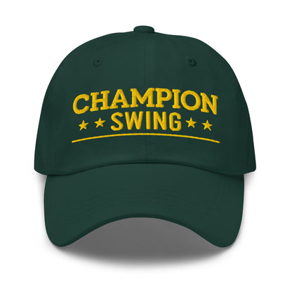 Champion Swing Embroidered Golf Cap - Funny Golf Tee by Swing Epic