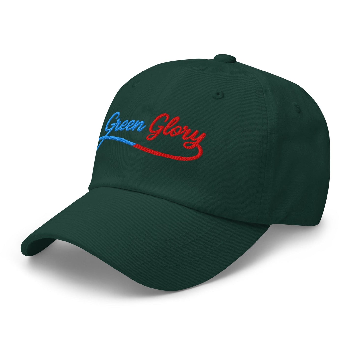 Green Glory Star Fun Floral Print Embroidered Golf Cap - Funny Golf Tee by Swing Epic