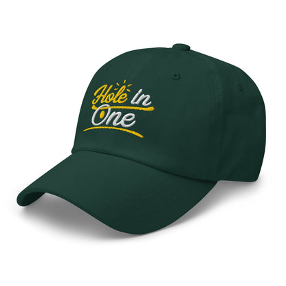 Hole in One Embroidered Golf Cap - Funny Golf Tee by Swing Epic