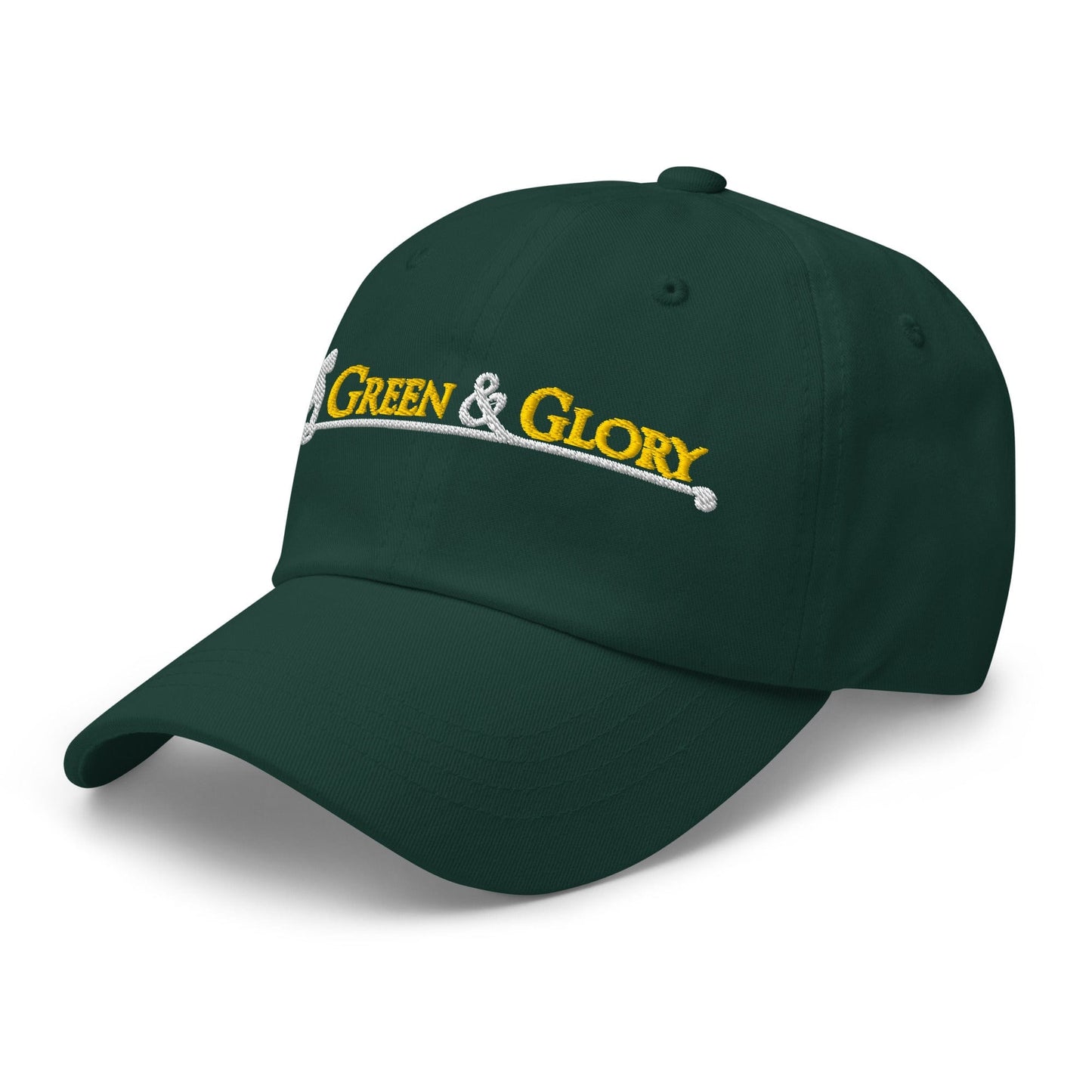 Green & Glory Embroidered Golf Cap - Funny Golf Tee by Swing Epic