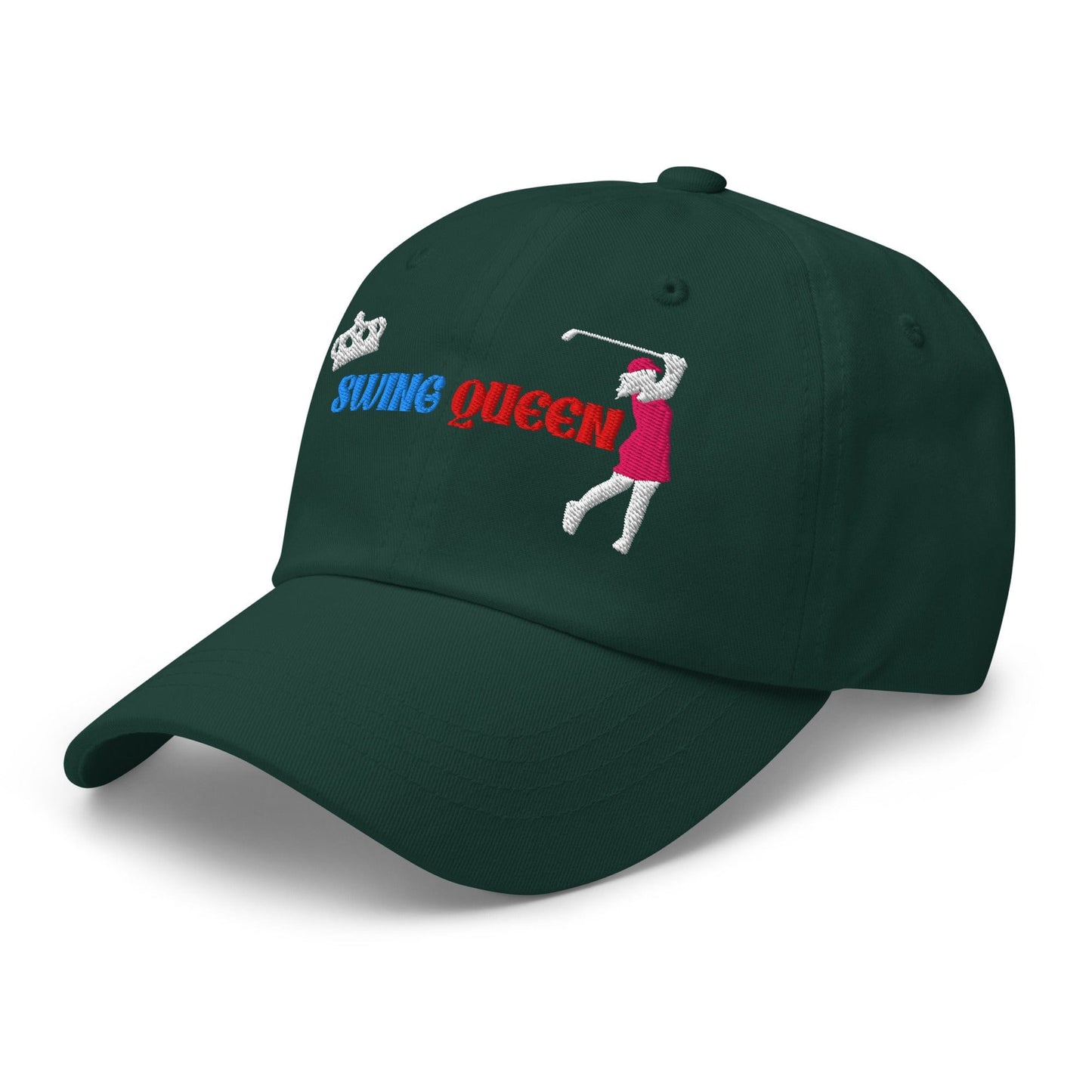 Swing Queen Embroidered Golf Cap - Funny Golf Tee by Swing Epic