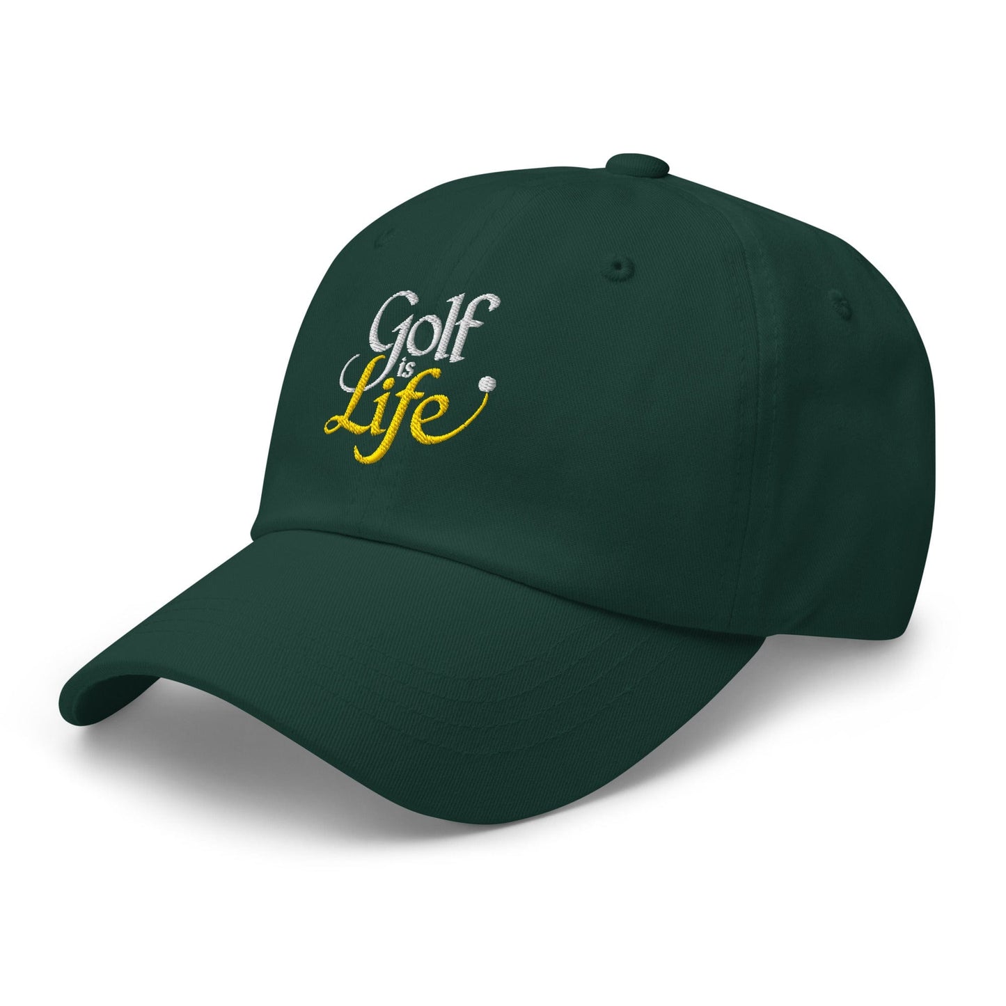 Golf is Life Embroidered Golf Cap - Funny Golf Tee by Swing Epic