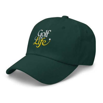 Golf is Life Embroidered Golf Cap - Funny Golf Tee by Swing Epic