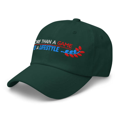 More Than a Game It's a Lifestyle Embroidered Golf Cap - Funny Golf Tee by Swing Epic