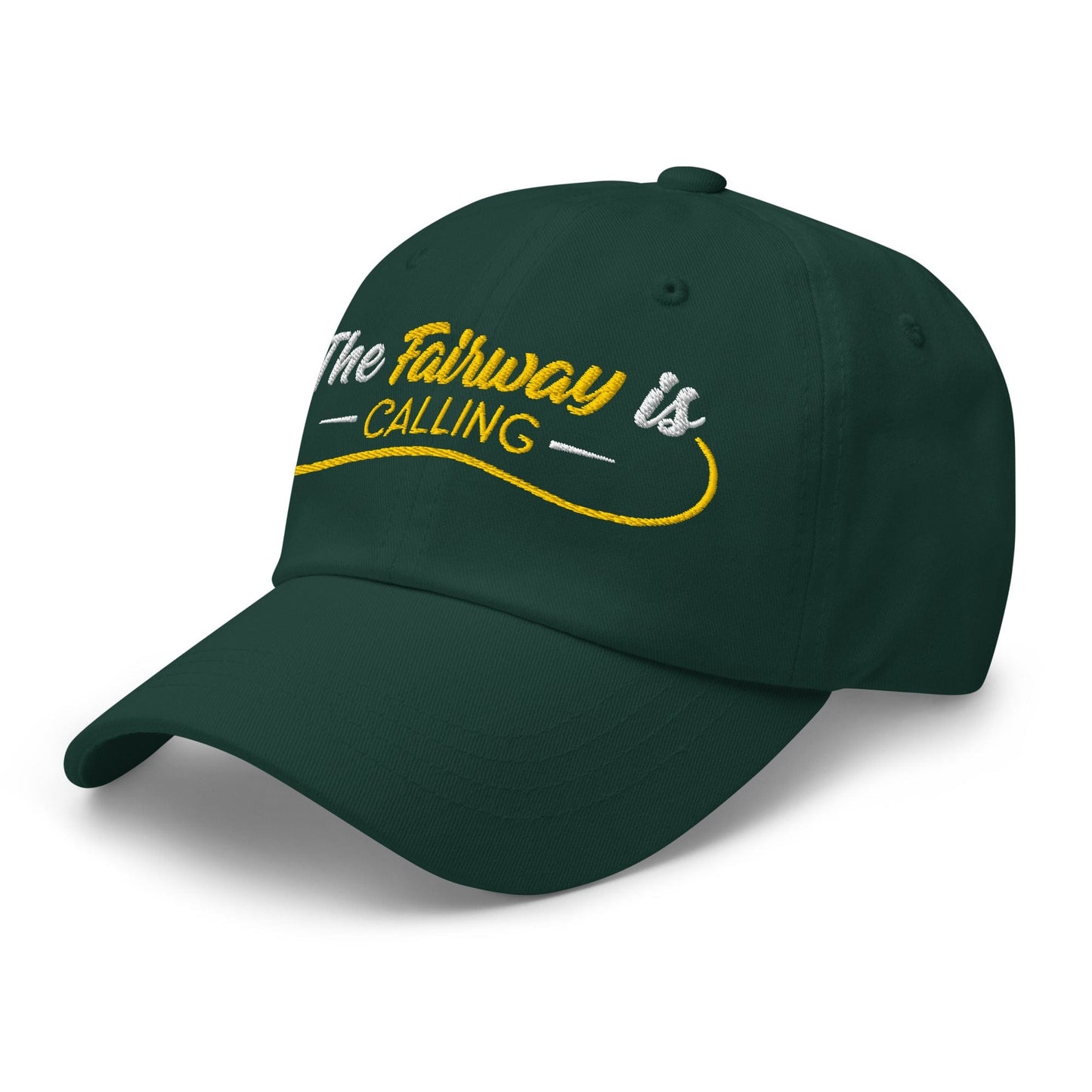 The Fairway is Calling Funny Embroidered Golf Cap - Funny Golf Tee by Swing Epic