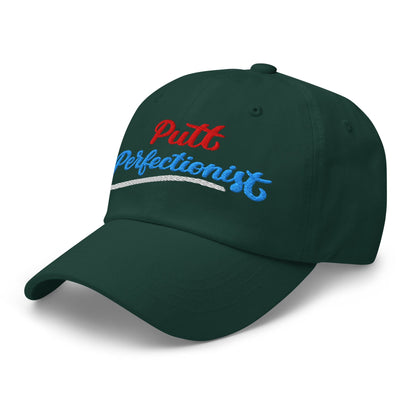 Putt Perfectionist Fun Embroidered Golf Cap - Funny Golf Tee by Swing Epic