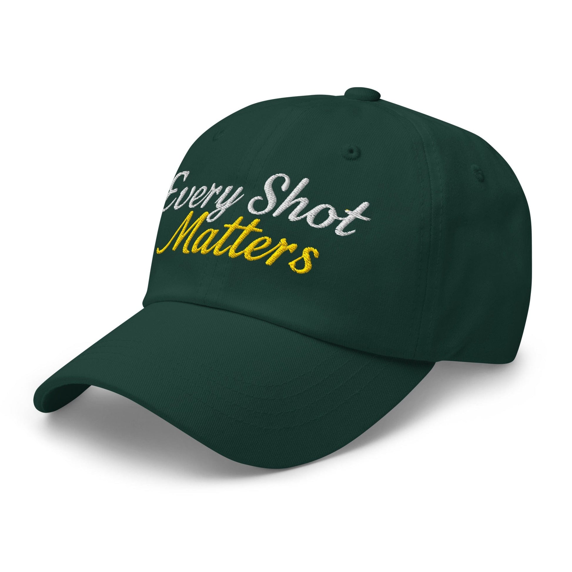 Every Shot Matters Fun Embroidered Golf Cap - Funny Golf Tee by Swing Epic
