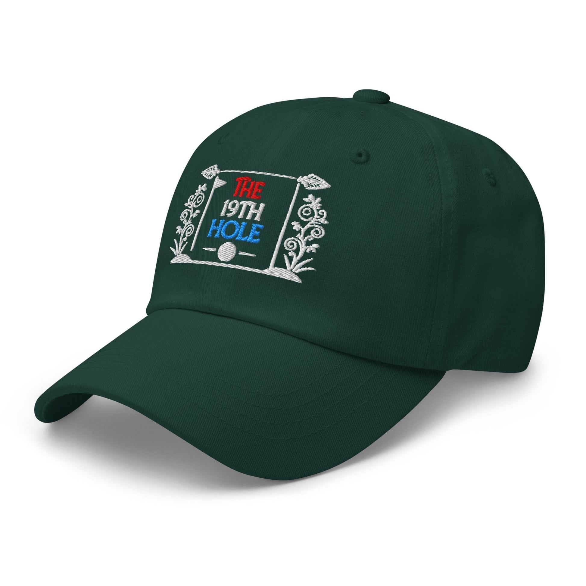 The 19th Hole Fun Embroidered Golf Cap - Funny Golf Tee by Swing Epic