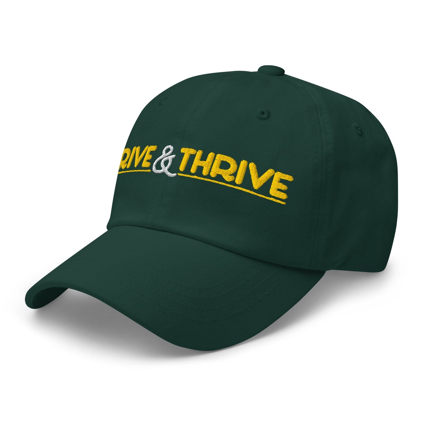 Drive & Thrive Embroidered Golf Cap - Funny Golf Tee by Swing Epic