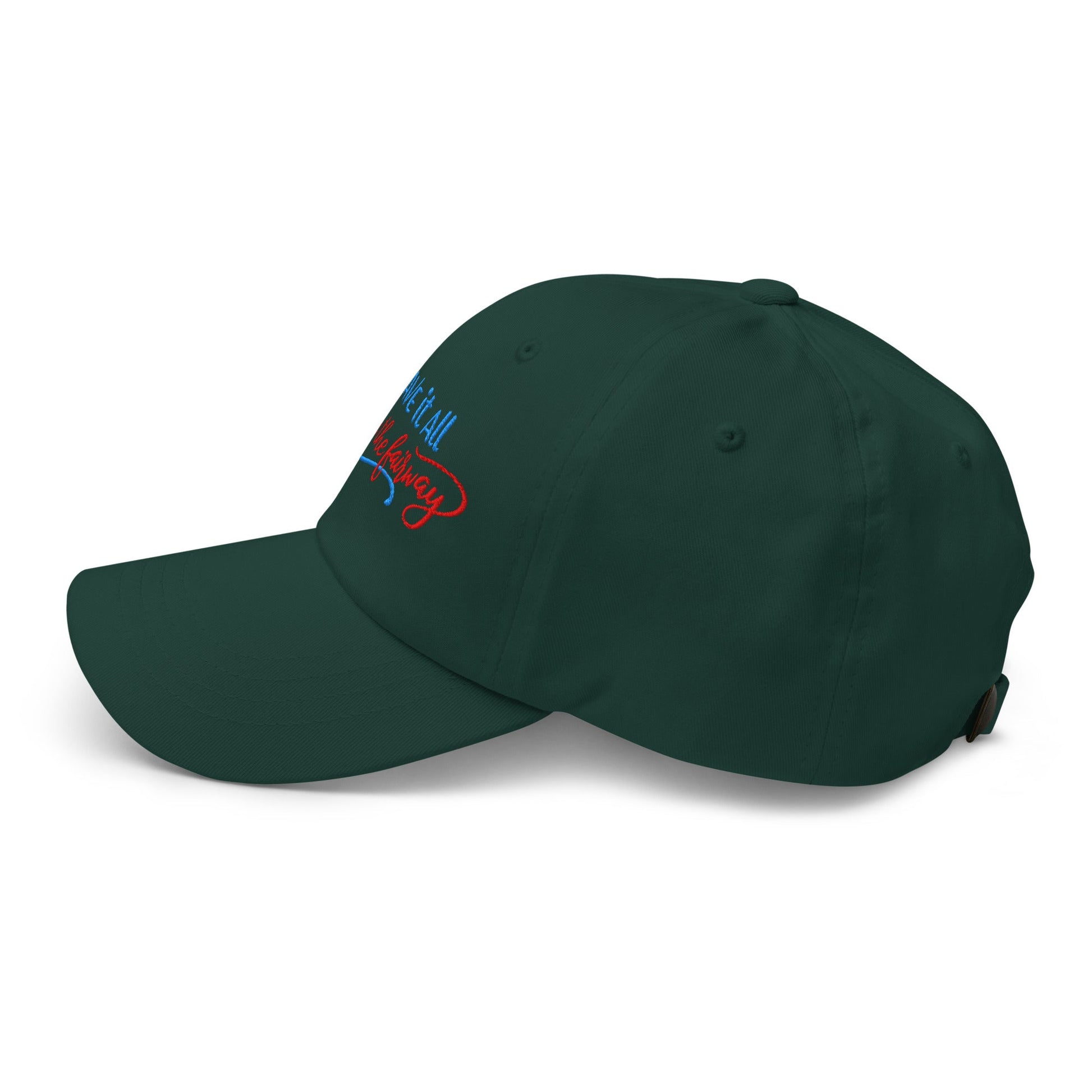 Leave it All on The Fairway Fun and Unique Embroidered Golf Cap - Funny Golf Tee by Swing Epic