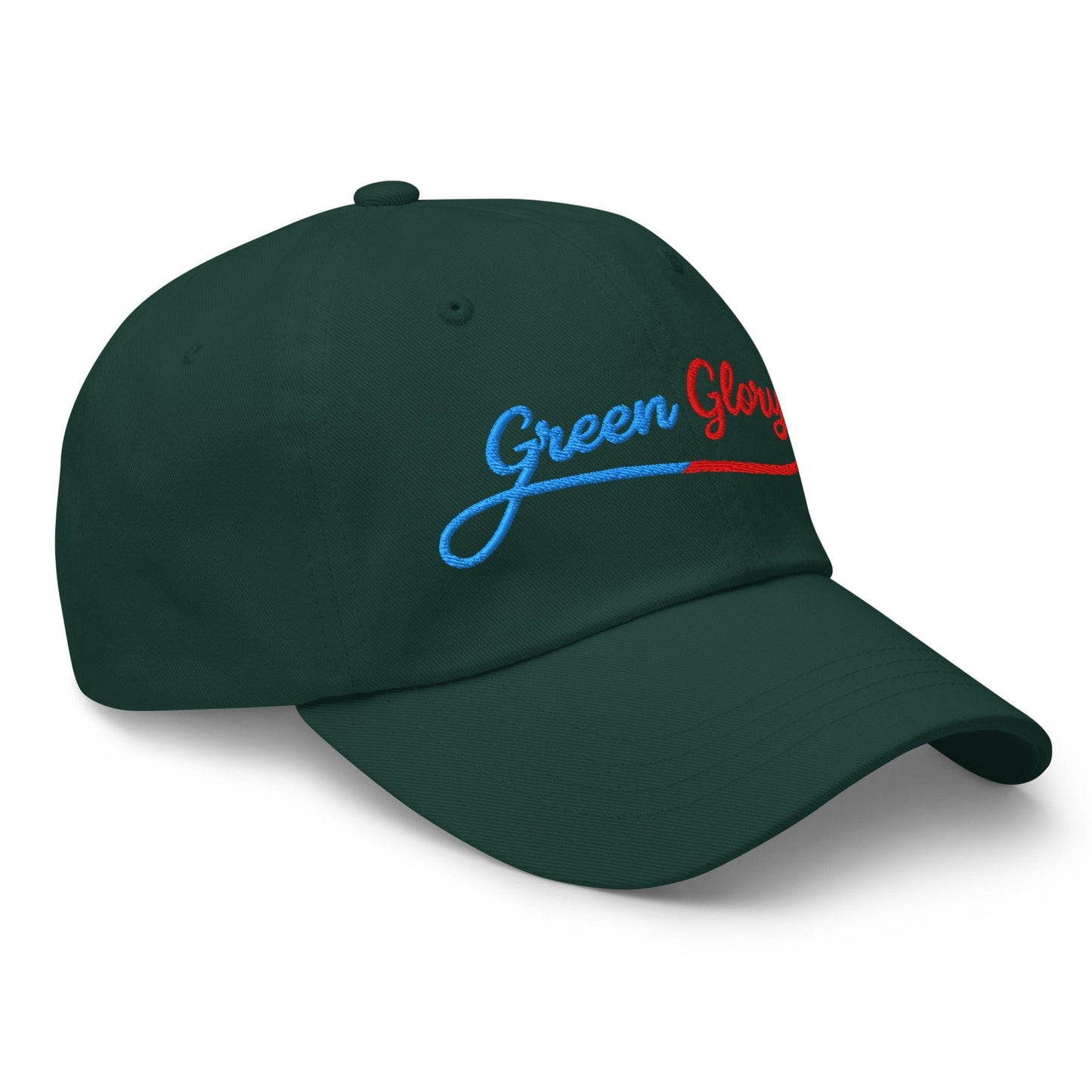 Green Glory Star Fun Floral Print Embroidered Golf Cap - Funny Golf Tee by Swing Epic