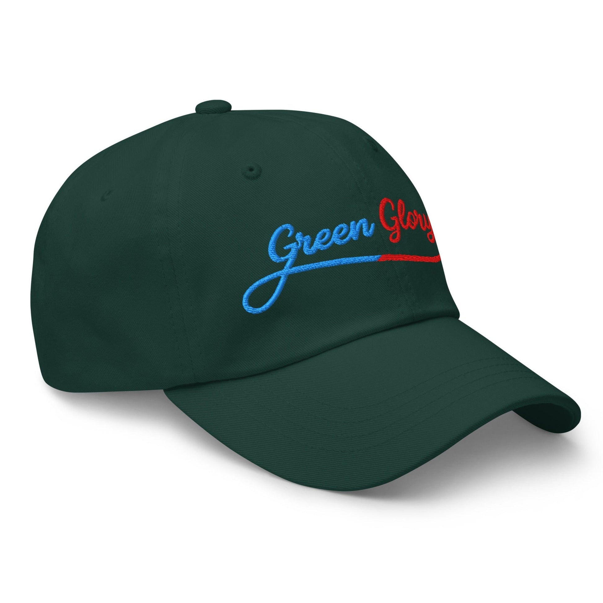 Green Glory Star Fun Floral Print Embroidered Golf Cap - Funny Golf Tee by Swing Epic