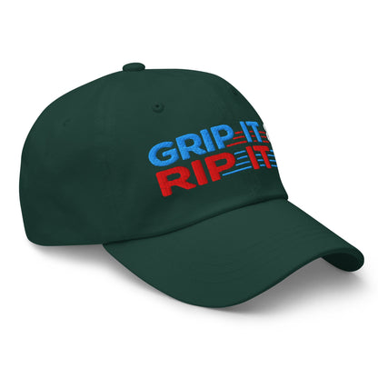 Grip It & Rip It Star Fun Embroidered Golf Cap - Funny Golf Tee by Swing Epic