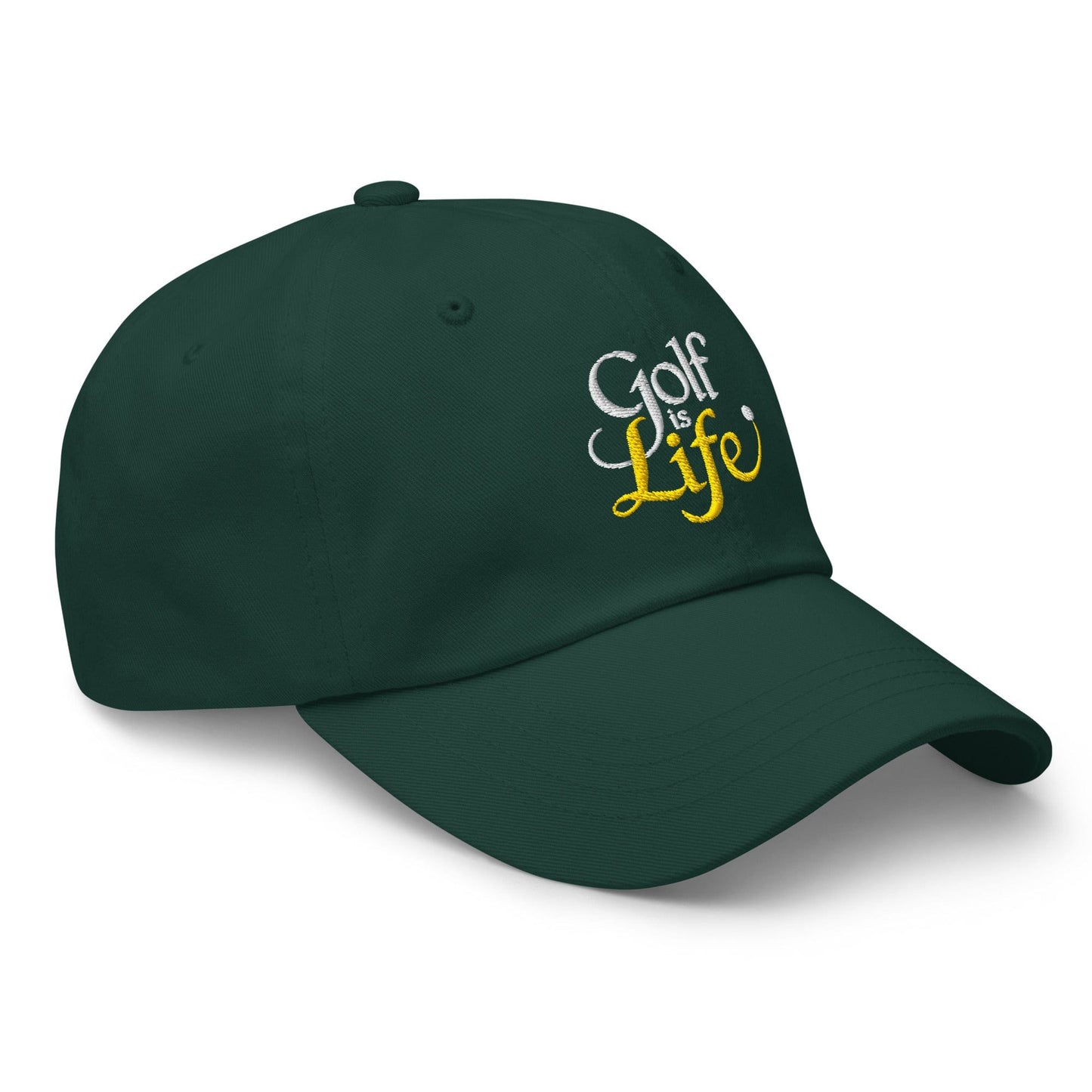 Golf is Life Embroidered Golf Cap - Funny Golf Tee by Swing Epic