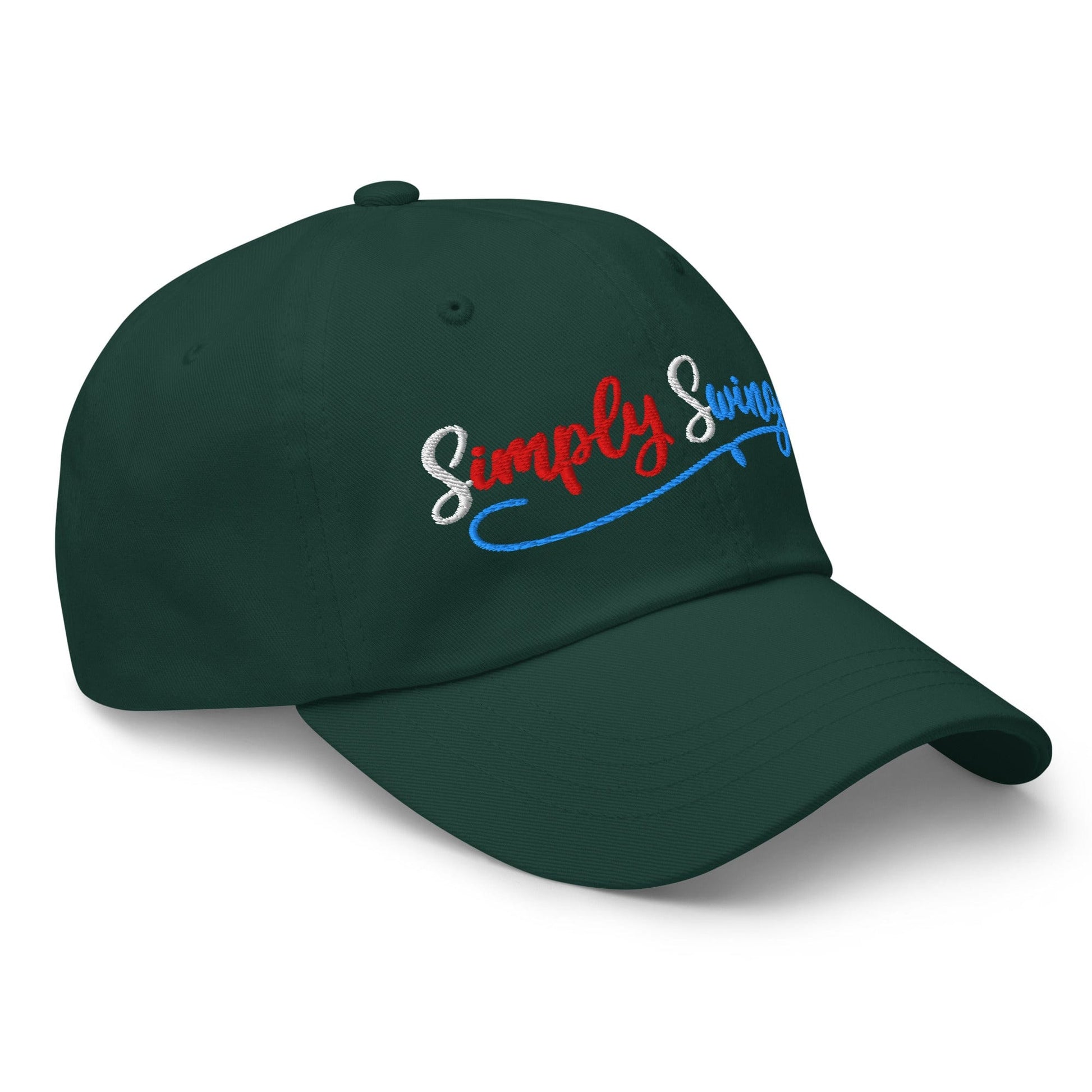 Simply Swinging Quirky Fun Embroidered Golf Cap - Funny Golf Tee by Swing Epic