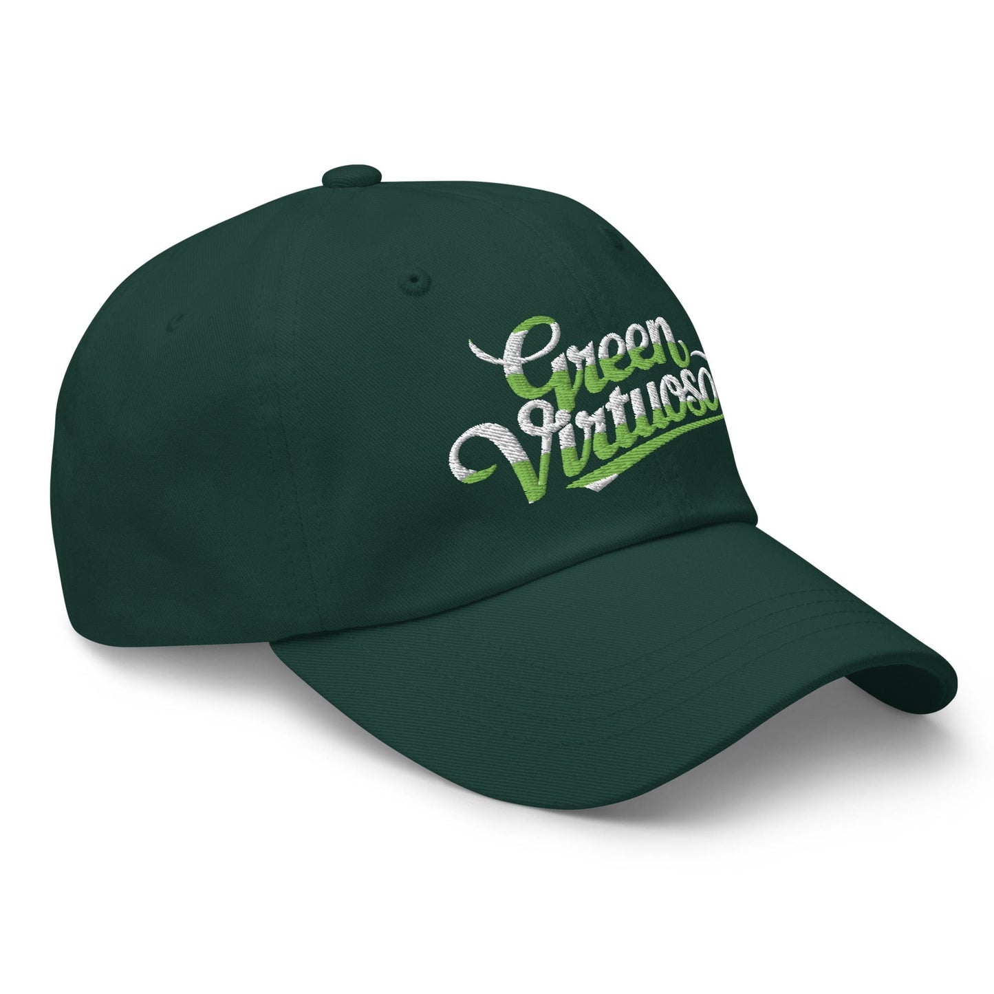 Green Virtuoso Embroidered Golf Cap - Funny Golf Tee by Swing Epic