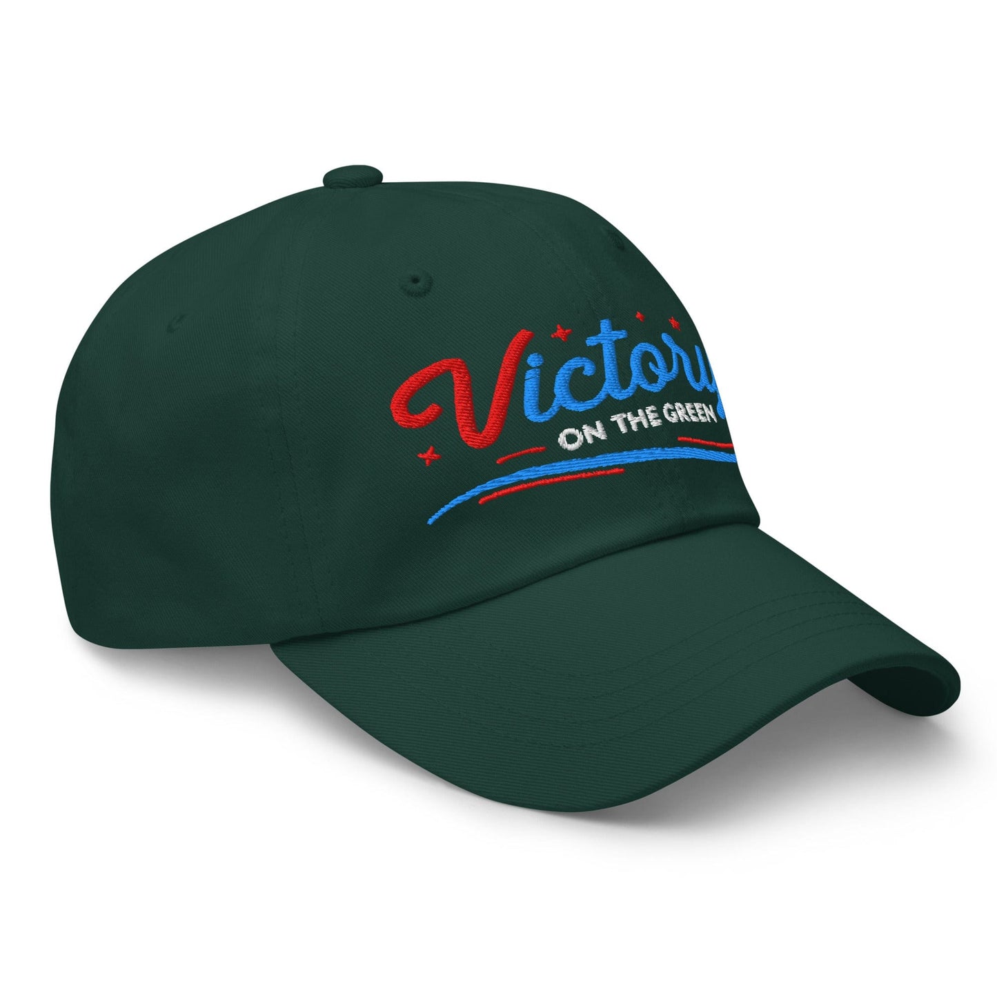 Victory On The Green Embroidered Golf Cap - Funny Golf Tee by Swing Epic