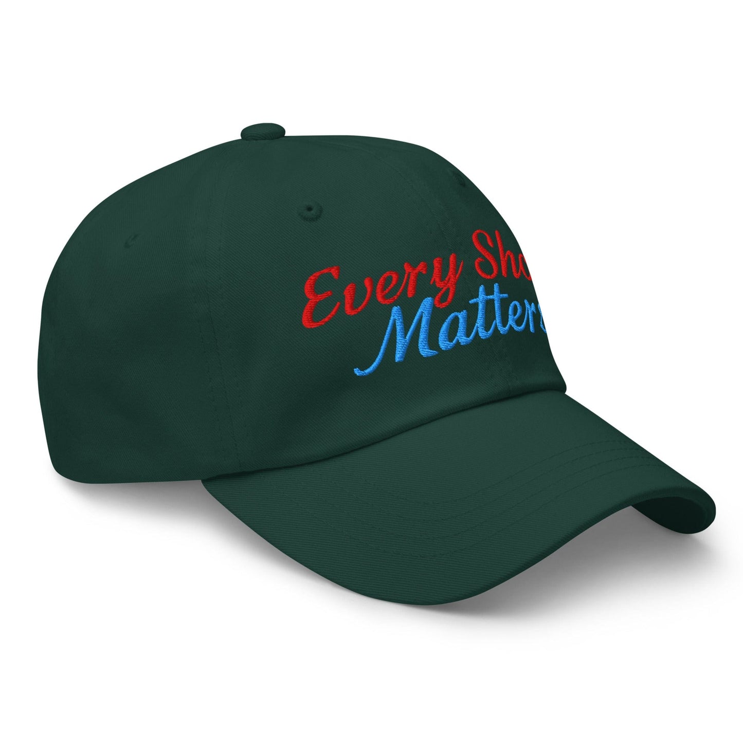 Every Shot Matters Fun Embroidered Golf Cap - Funny Golf Tee by Swing Epic
