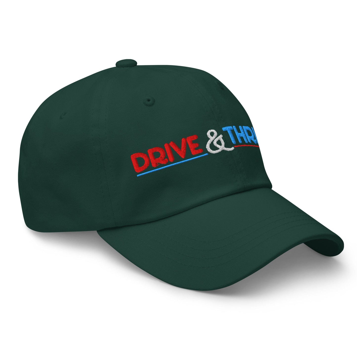 Drive & Thrive Embroidered Golf Cap - Funny Golf Tee by Swing Epic