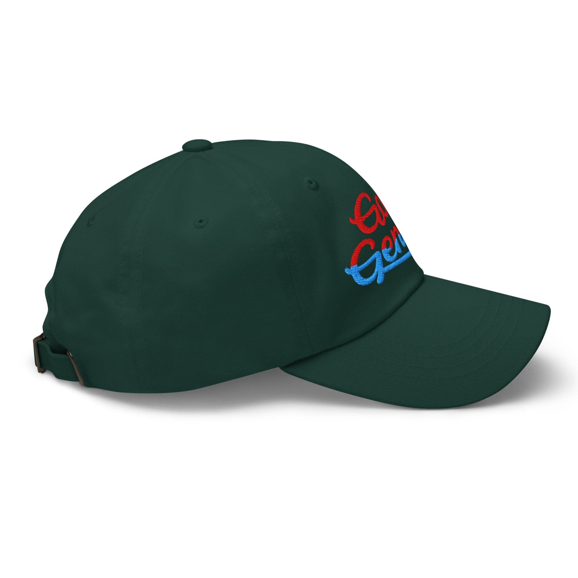 Golf Genius Quirky Fun Spirit Embroidered Golf Cap - Funny Golf Tee by Swing Epic