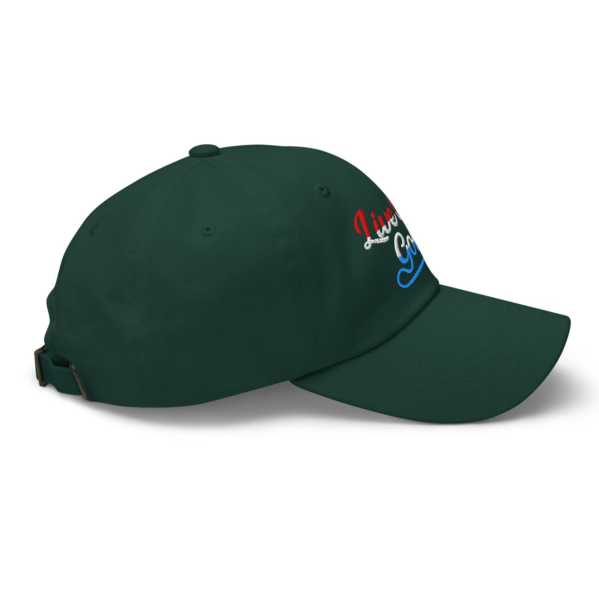 Live to Golf Fun Embroidered Golf Cap - Funny Golf Tee by Swing Epic